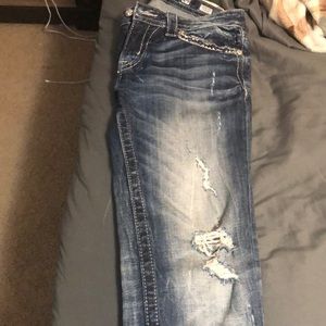 Miss me signature cropped jeans